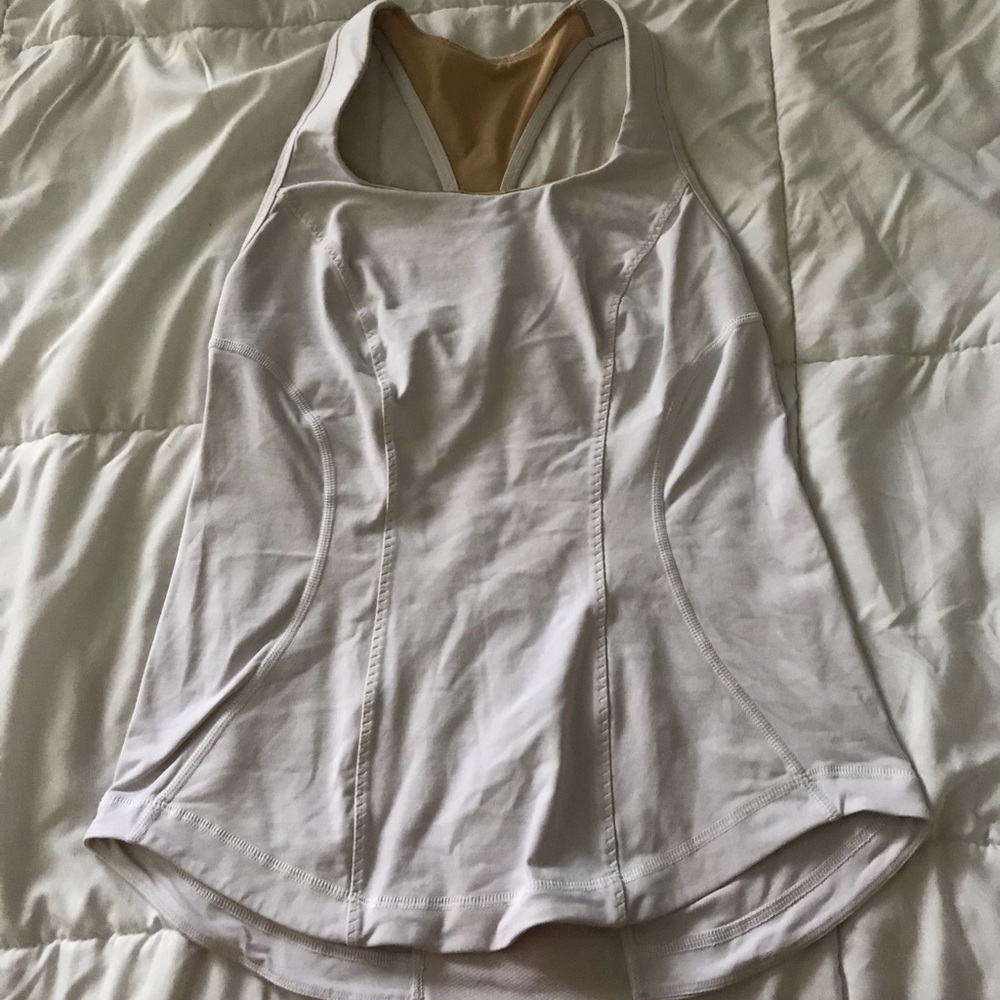 Lululemon White Tank